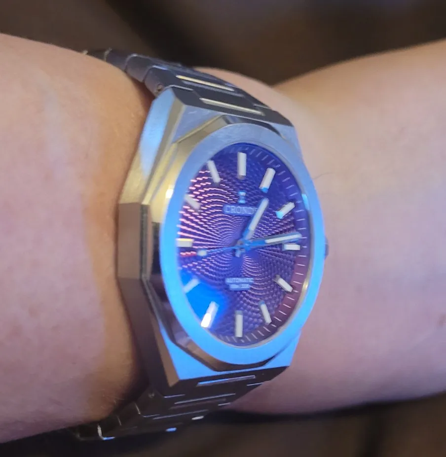 Cronos L6028 V3 Rhombus / Perlage Dial Limited 39mm PT5000/90S5