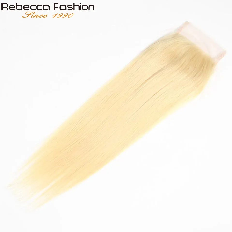613 Blonde Straight 4x4 Top Lace Closure Human Hair Closure Brazilian Lace human hair closure human hair lace product