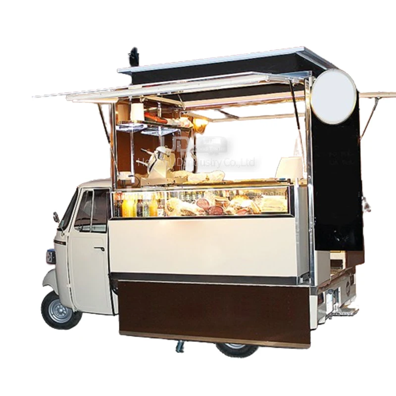 Mobile Piaggio Ape Food Truck Street Kitchen Carrelli Per Fast Food Carrello Per Alimenti Mobile Completamente Attrezzato Carrello Per Alimenti Person