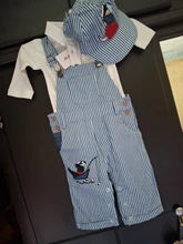 Baby Boy Clothes Set - 3PCS Newborn Outfit With Hat, Romper & Pants For Fall Winter (Sizes 0-18 Months)