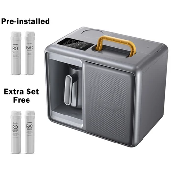 เครื่องกรองน้ำ 4 ลิตร ระบบ RO สำหรับใช้ในบ้าน/ครัว พร้อมกาน้ำร้อนสแตนเลส 0.8 ลิตร สำหรับดื่มโดยตรง เหมาะสำหรับรถบ้าน/การเดินทาง/เรือ/สำนักงาน 2