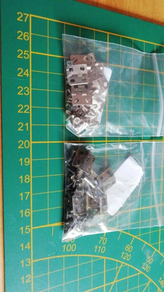 Mini Hinges Iron with Screws Furniture Cabinet Drawer Wooden Box Butt Metal Hinges Hardware 180 Degree Miniature DIY Accessories photo review