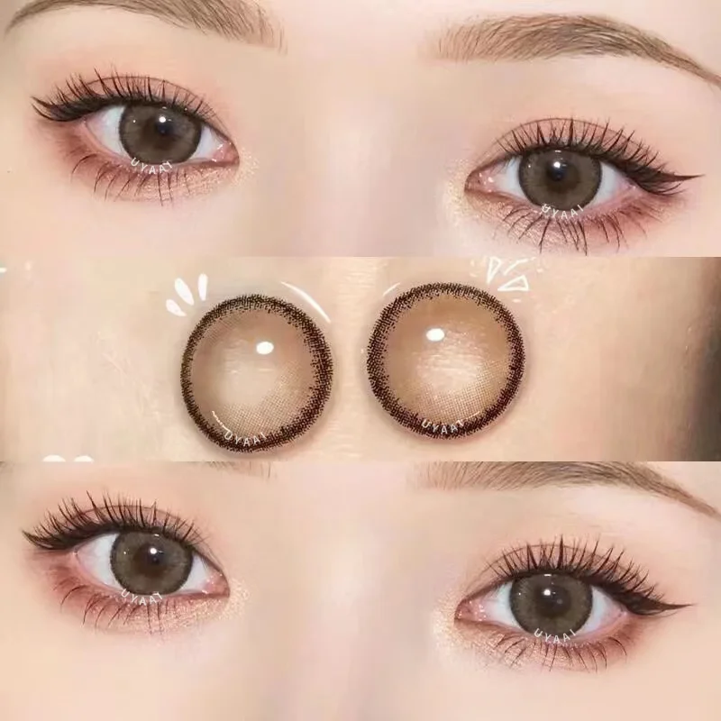 UYAAI 1 Pair Color Contact Lenses For Eyes Natural Colorful Cosmetics