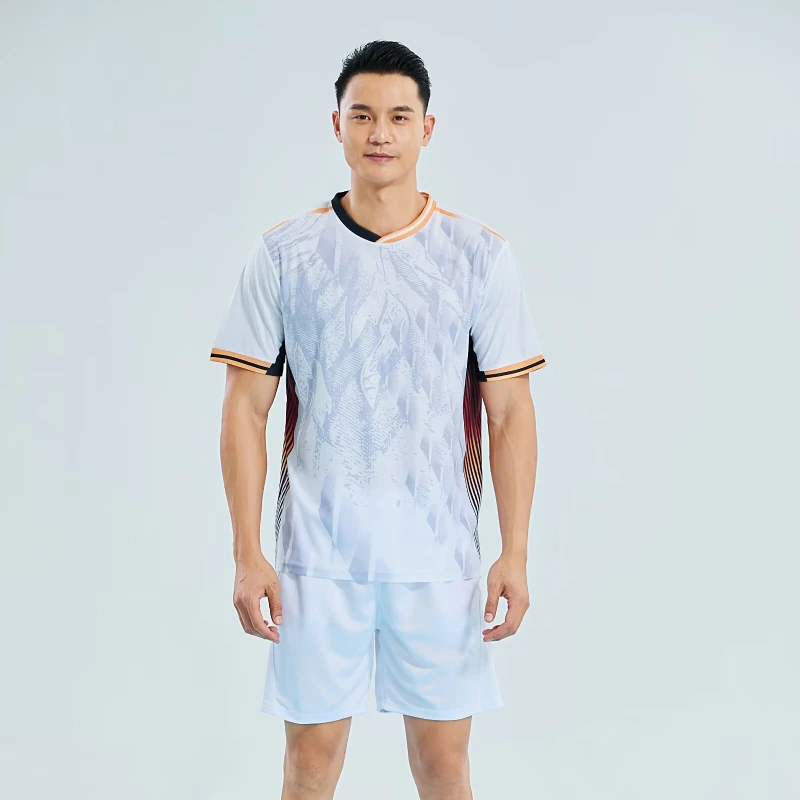 New Men's Badminton Wear Table Tennis Tops Short Sleeve Quick Dry Sweat-absorbent Breathable Training Suit T-shirts