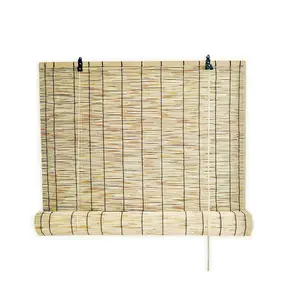 Estores Enrollables De Bambú Natural Persianas De Caña Persiana Bambu  Exterior Persiana Enrollable De Madera Cortinas Romanas De Bambú Estor