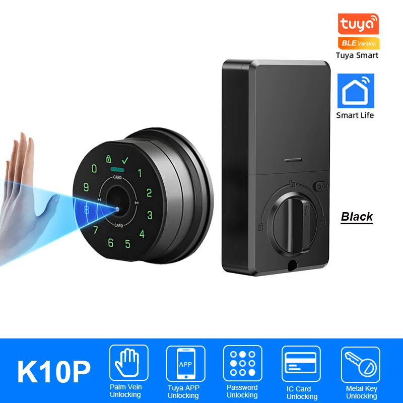 راي كيوب K10P قفل باب براحة اليد