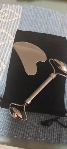 SkinVibe™ Stainless Steel Roller & Gua Sha Set