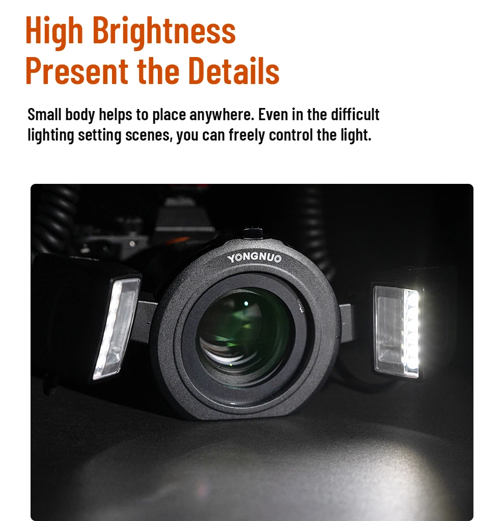 YN-14EX YN14EX II YN24EX Flash LED TTL Macro Ring Lite Flash Speedlite Light  5D
