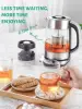 CACHOO Electric Kettle Temperature Control - 1.7L Glass Tea Kettle Electric with Infuser, 60Min Keep Warm & Automatic Shut Off 3