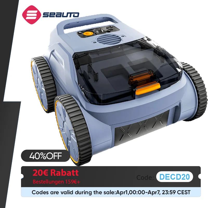 Odkurzacz basenowy Seauto z EU za $181.94 / ~678zł