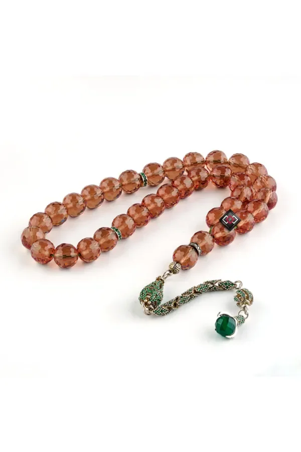 Rosario In Pietra Zultanite Con Nappe In Argento