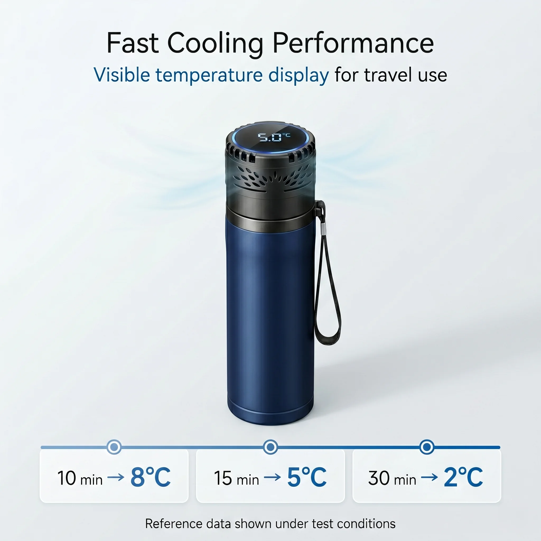 Insulin Cooler Box Mini Fridge 30H Travel Med Cold Storage Digital Temp Control 6 Insulin Pens Diabetes Travel Cooler 5
