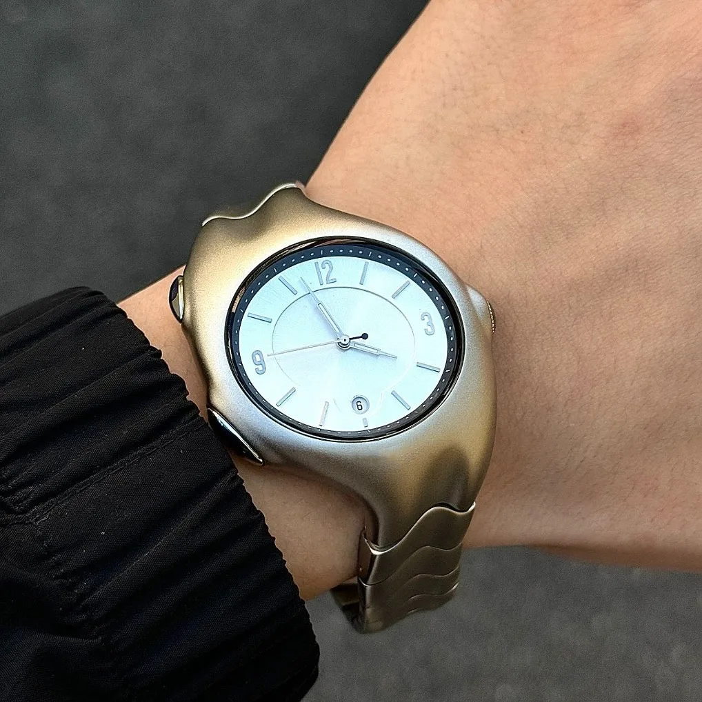 【新品】カスタムウォッチ　オーダーメイド　y2k Y2K メンズウォッチ Amazon | BENLYDESIGN メンズ ステンレススチールデジタル腕時計