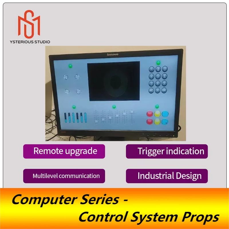 Geheime Room-Escape-Spielmechanismus-Requisiten, elektronisches Puzzle, hervorragend 1987, GY, geheimnisvolles Studio, Computerserie – Steuerungssystem-Requisite – Detail 1