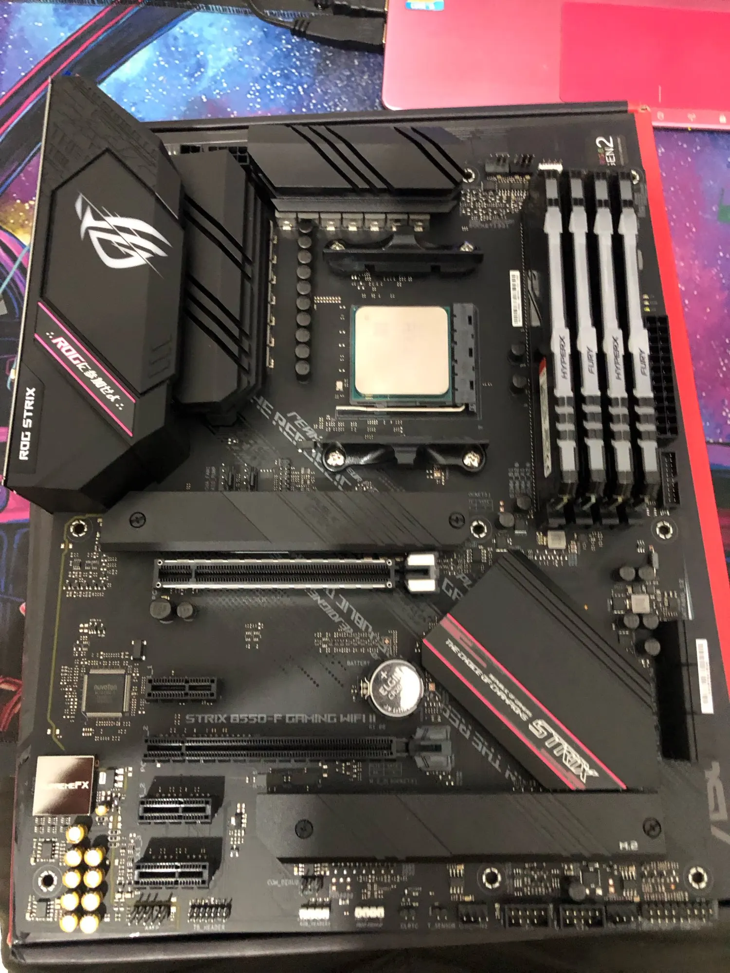 NEW ASUS ROG STRIX B550 F GAMING WiFi II AMD AM4 (3rd Gen Ryzen) ATX Gaming Motherboard PCIe 4.0,WiFi 6E, 2.5Gb Original Desktop photo review