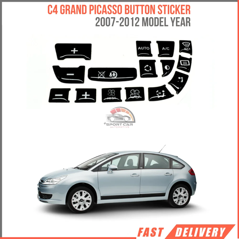 FUNDUOO For Citroen C4 Picasso Grand C4 Picasso 2014-2019 New Chrome Car  Door Handle Cover Trim Sticker Free Shipping - AliExpress