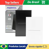 Interruptor Inteligente Zigbee 2 Botões 4x2 Topázio Full Switch Novadigital - T0-2B/T0-2W