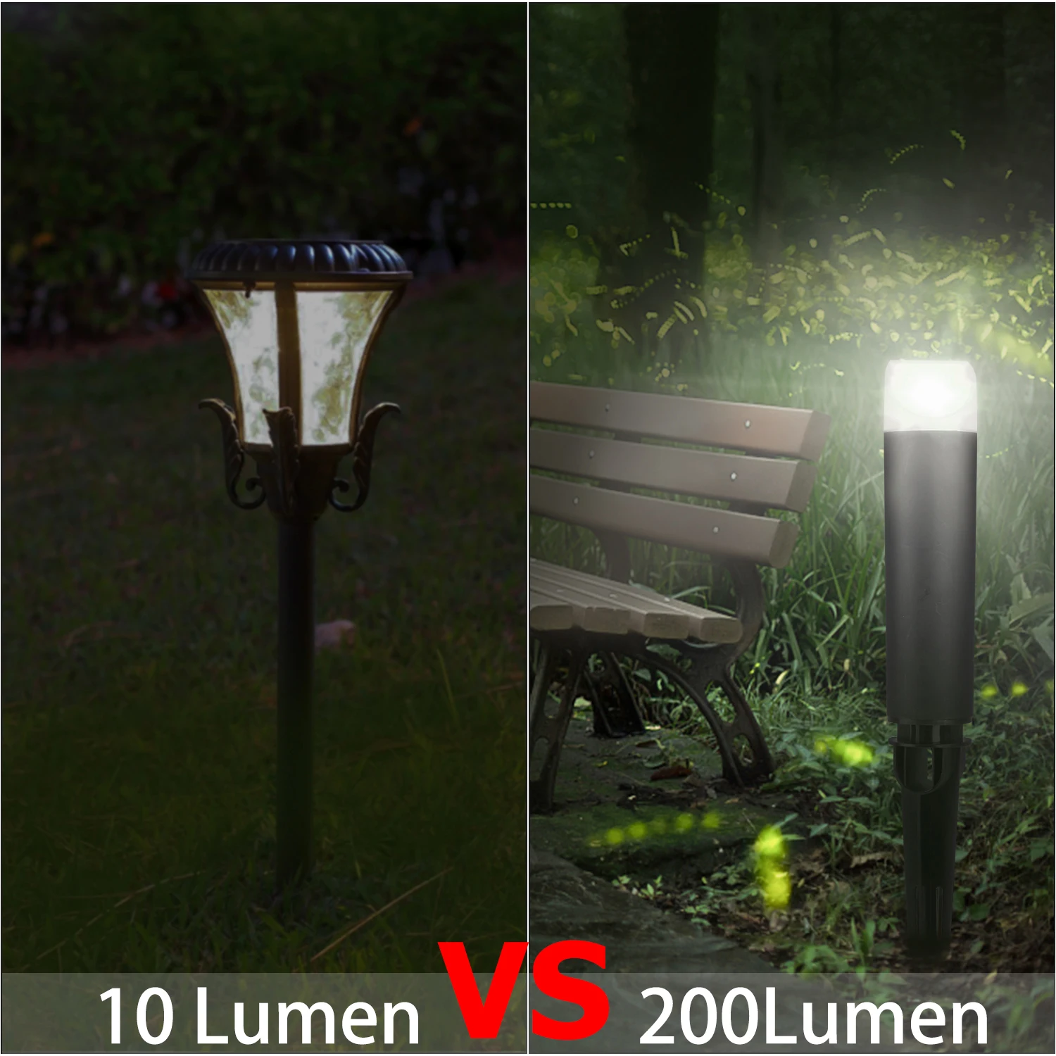 QACA 4-Pack Outdoor LED Landscape Lighting DC12V,Waterproof Pathway Garden Lamps With Transformer,Park Yard Lawn Path Lights 20W 3
