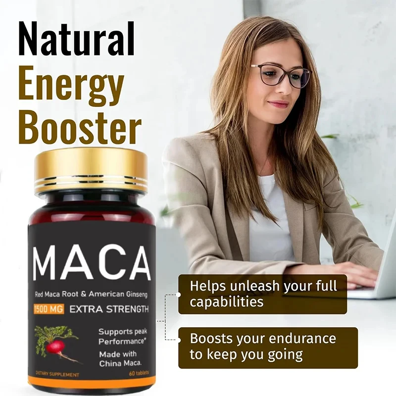 Organic Maca Tablets Support Reproductive Health Natural Energizer-36000MG organic maca tablets