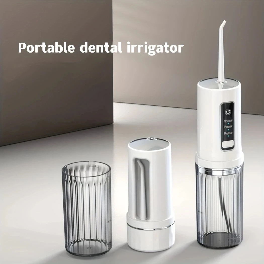 3 Mode Dental Oral Irrigator Portable Rechargeable IPX7 Waterproof Battery Life Home Travel Water Teeth Cleaner