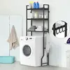 Over The Toilet Storage 3 Tier Over Toilet Bathroom Organizer Wooden Bathroom Space Saver Freestanding Above Toilet Stand with 4 5