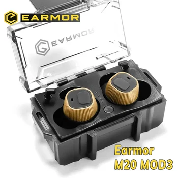 Earmor 전술 헤드셋 전자 소음 방지 귀마개, 사격 청력 보호용 소음 제거, M20, MOD3