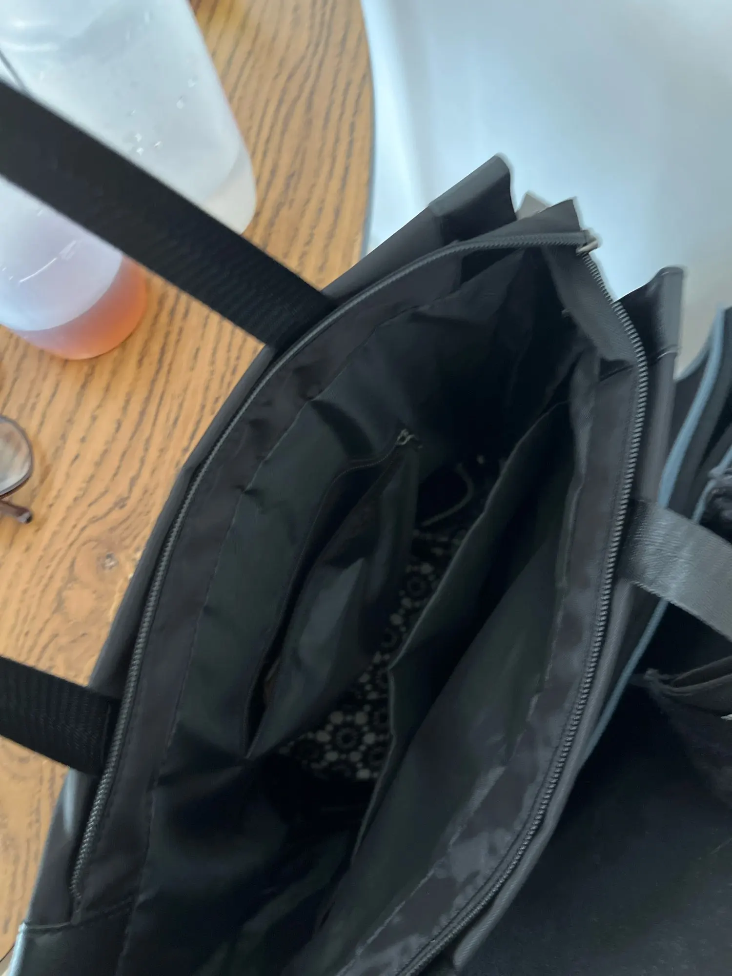 Sac à Dos Antivol Femme Oxford 3 en 1 Gris et Marron - Enora