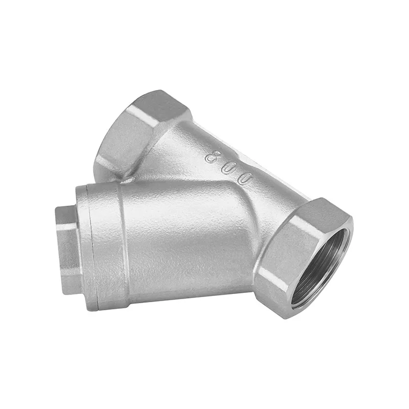 Y-Type Strainers Thread Female Thread Stainless Steel Filter Valve