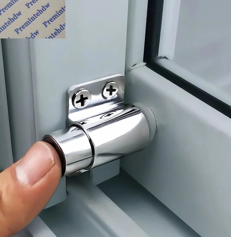 4Pcs Zinc Alloy Sliding Door Window Push Button Bolt Keyed Lock