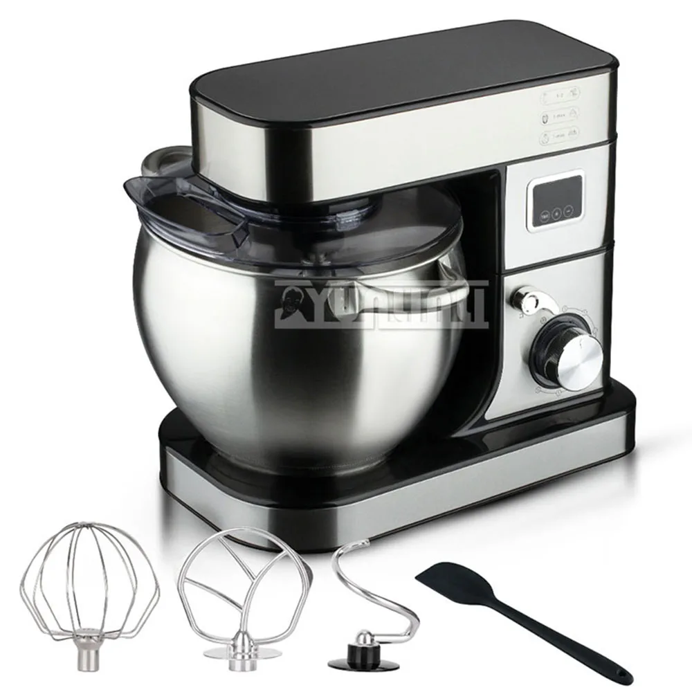 Automatic Dough Mixer Household Multifunctional Chef Machine Commercial Professional Cake Food Mixer 3