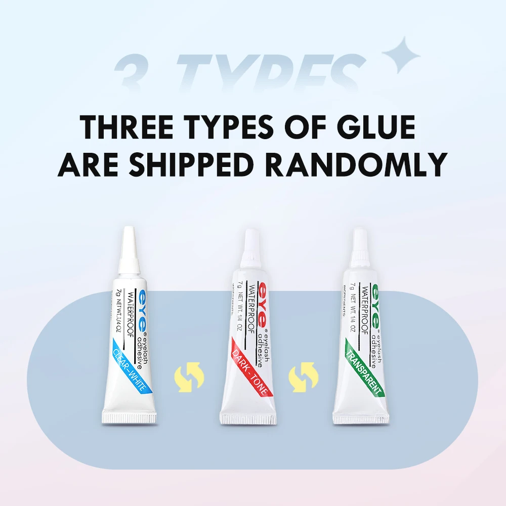 Strong False Eyelash Lash Glue Adhesive 7g Waterproof Tool Makeup Tools Accessories Eyelash Glue Dark or Clear maquillaje eyelash glue
