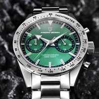 Montre Homme Rétro PAGANI DESIGN 2026, Montre à Quartz avec Affichage de la Lune, Nouvelle Montre Sportive Chronographe AR Saphir VK64, Expédition Locale 4