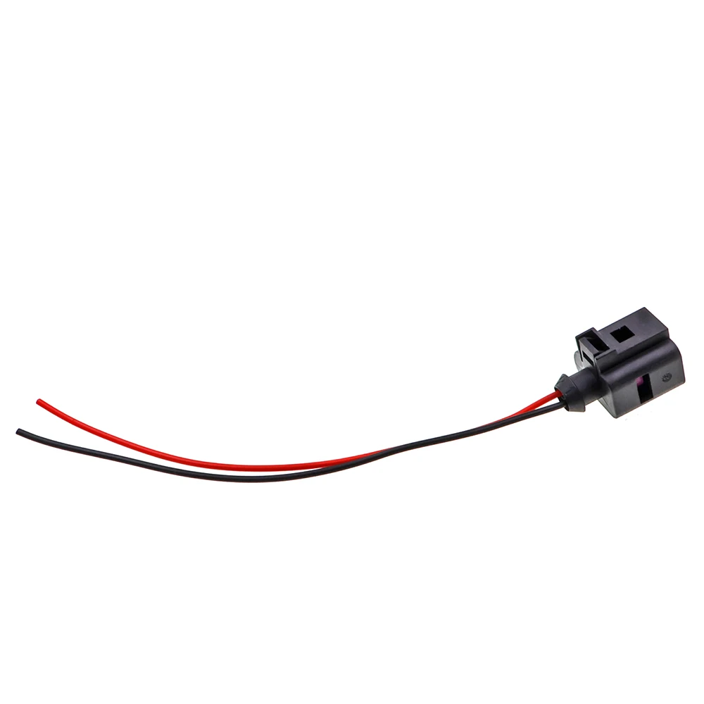 1J0973702 Cam Crankshaft Temp. Sensor Water Pump Wiring Harness Connector 2 Pin For Audi A4 A6 VW Jetta Beetle Golf MK 6RD820535