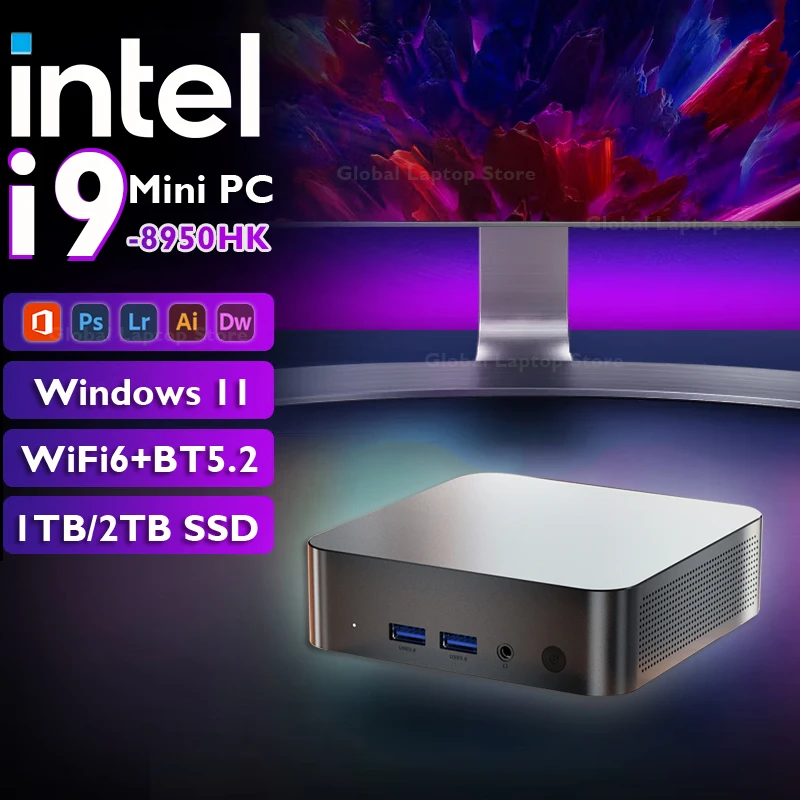 Mini PC Fujitsu Esprimo Q956 - Intel Core I3, 8 Go DDR4, 128 Go SSD, Windows 11
