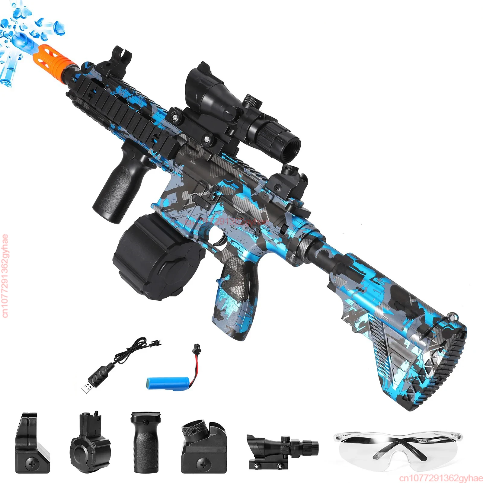 M416electricburstwaterbombtoygunforboysandgirlsoutdoor