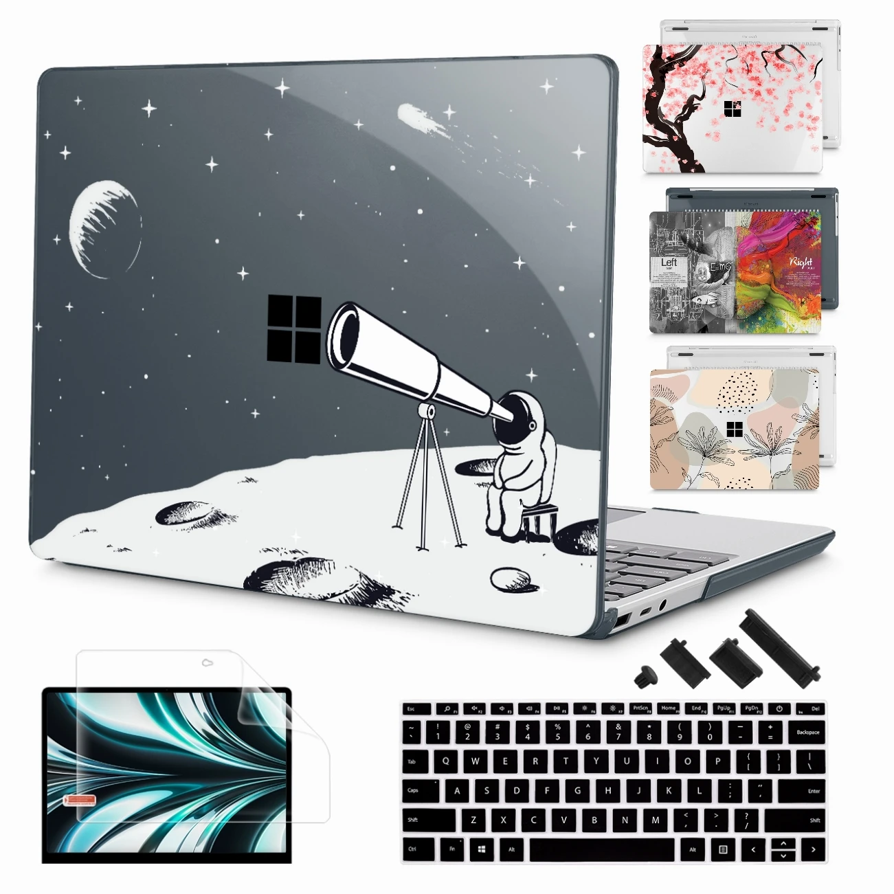 Cópia para o Case da Superfície de Microsoft go go Case do Portátil 12.4 Polegada Modelo 1943 20232023 Liberações Case Duro Plástico do Escudo Case da