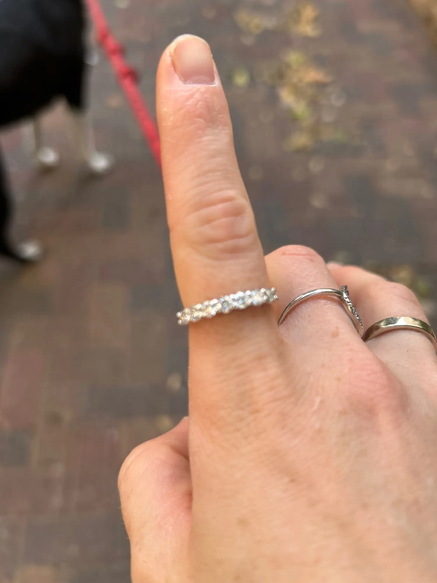 "Aurelia" Gold Moissanite Ring