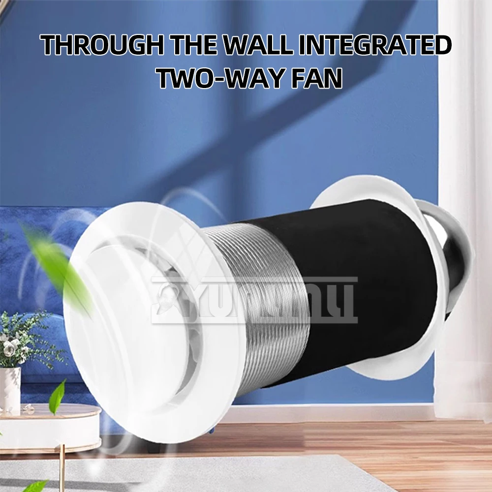 Household two-way Ventilation Fan Silent Exhaust Fan Fresh Air Ventilator Outdoor Air System