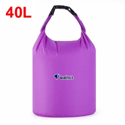 Bluefield Outdoor Waterproof Dry Bag for Water Sports Adventures (40L Purple)