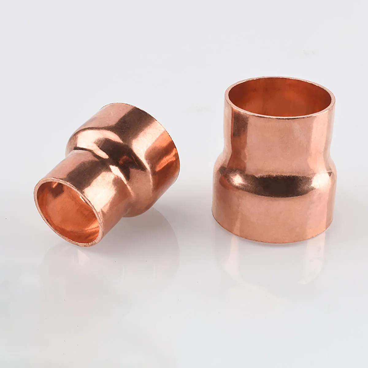 Pure Copper End Feed Solder Reducer Plumbing Pipe Fitting Connector