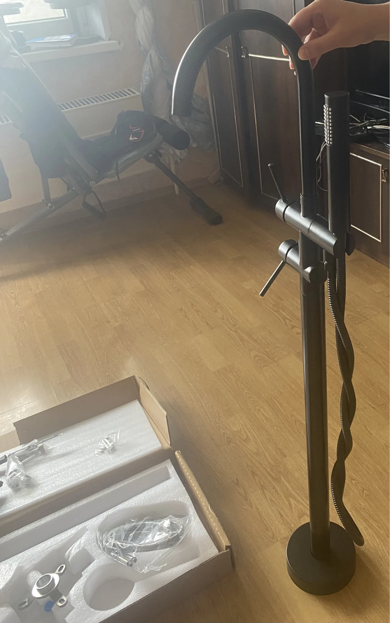 Robinet sur pied baignoire photo review