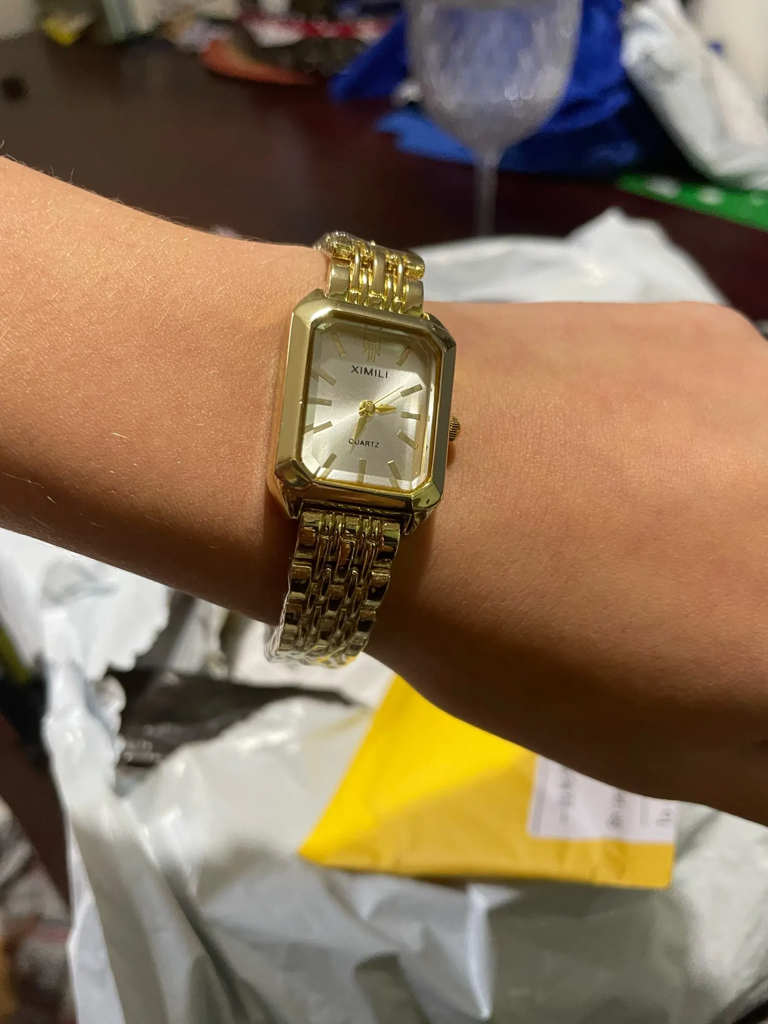 Women's 32mm Square Quartz Watch photo review