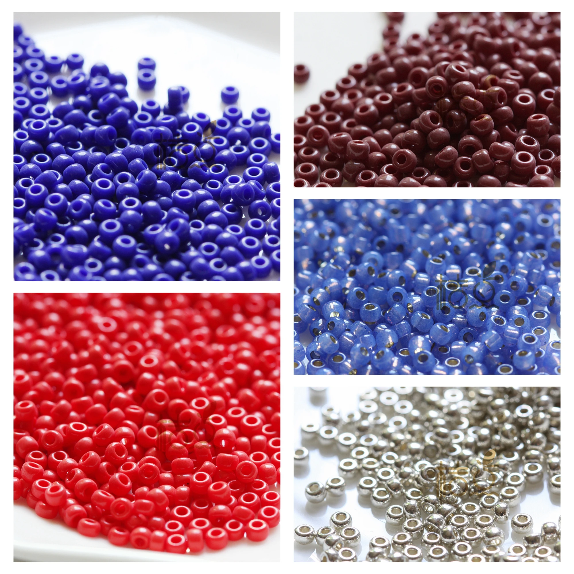 Czech Seed Bead 8/0 (3mm) Beads Opaque Dark Red (10 Gram) Beads