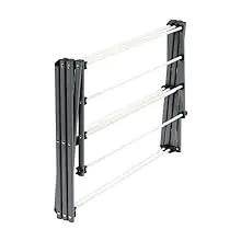 Collapsible steel drying rack. Space-saving design for indoor or outdoor use. Sturdy and foldable. 6