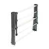 Collapsible steel drying rack. Space-saving design for indoor or outdoor use. Sturdy and foldable. 6
