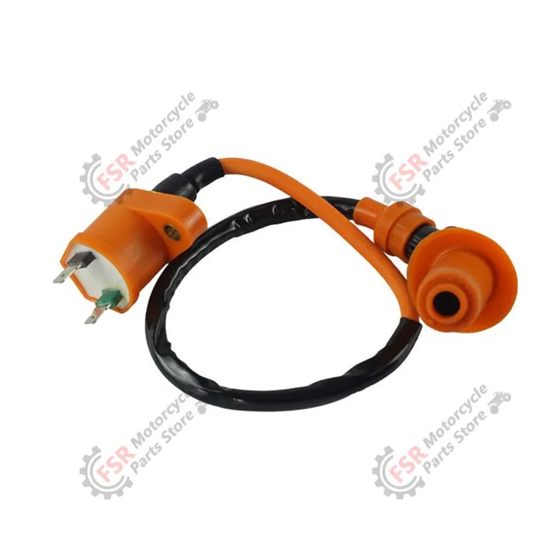 Motorcycle ATV modified accessories ignition coil ATV dual plug GY6 125-200CC high voltage package china high demand modern motorcycle electric cruiser motorcycles 200cc 400cc motorcycle