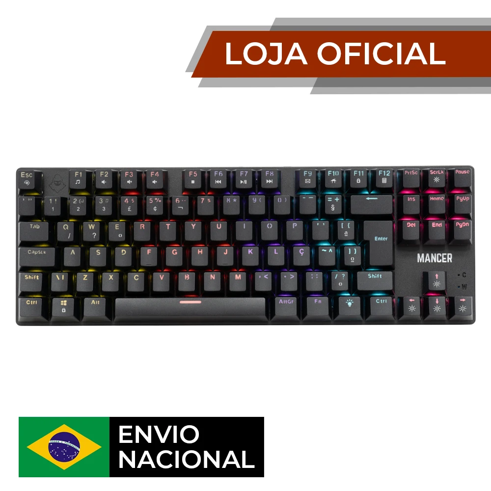 Mancer-Shade-MK2-Mechanical-Gamer-Keyboard-Rainbow-Red-Huano-Switch ...
