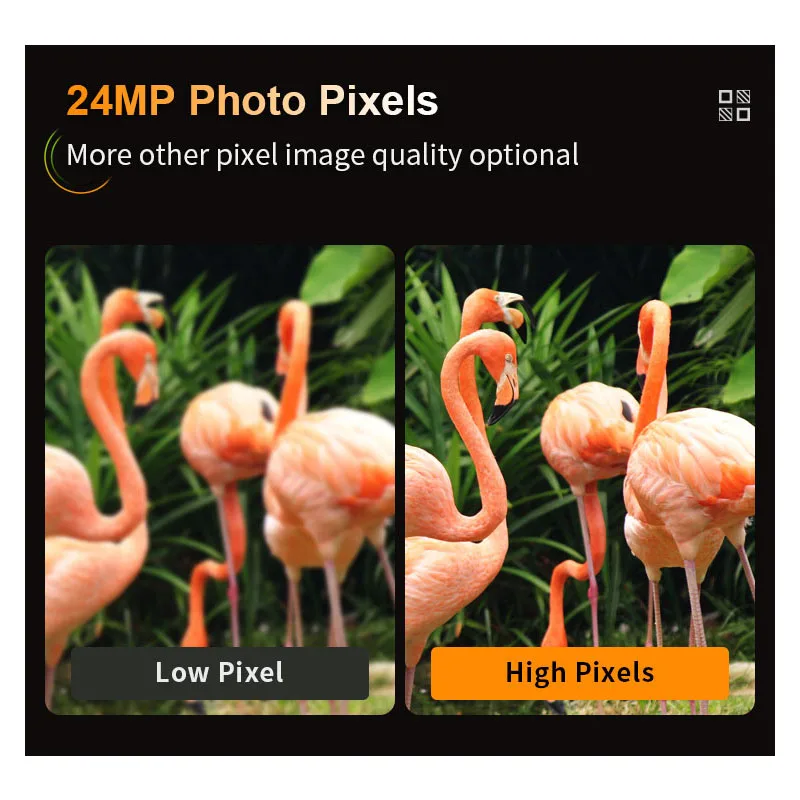 Hunting Camera 24MP 1080P Night Version Trail Infrared Wild Camera Trap 0.4s Trigger Hunt Cameras for Wildlife Monitoring Action