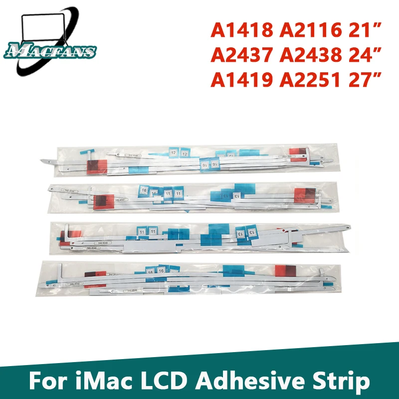 New A2115 A1419 LCD Display Adhesive Strips Sticker Tape for iMac 21" 24" 27" A1418 A2116  A2437 A2438 Sticker 2012-2021 Year