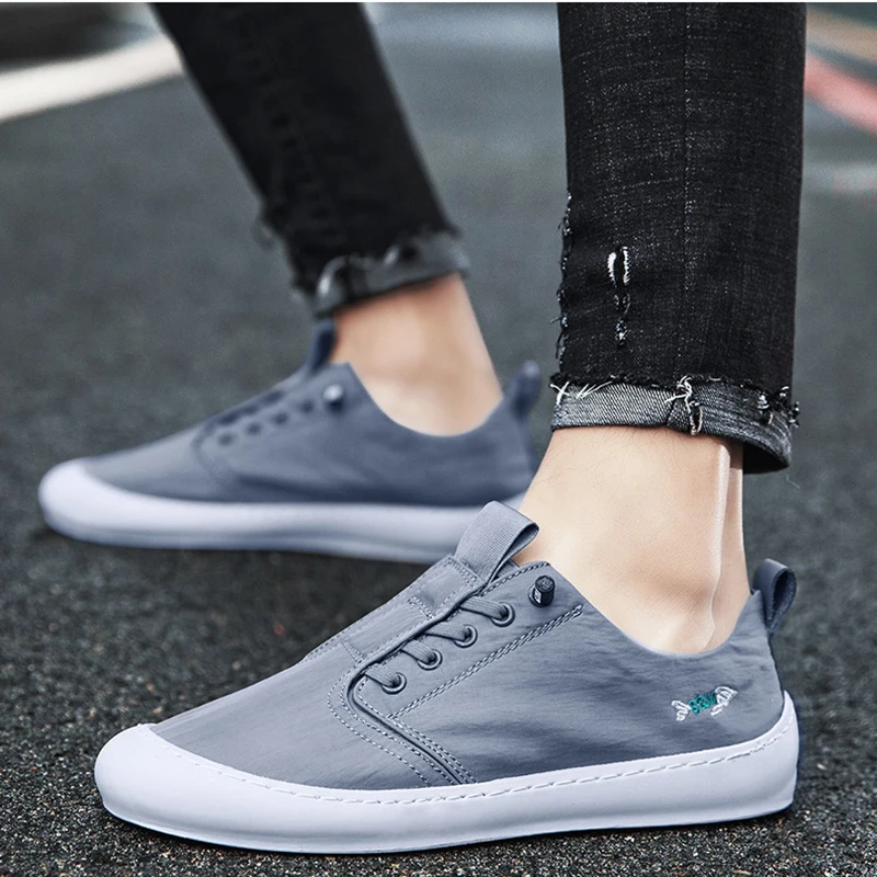 2022 Ice Silk Upper Canvas Shoes Men's 